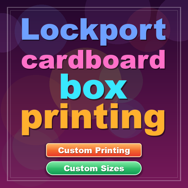 Lockport cardboard box printing