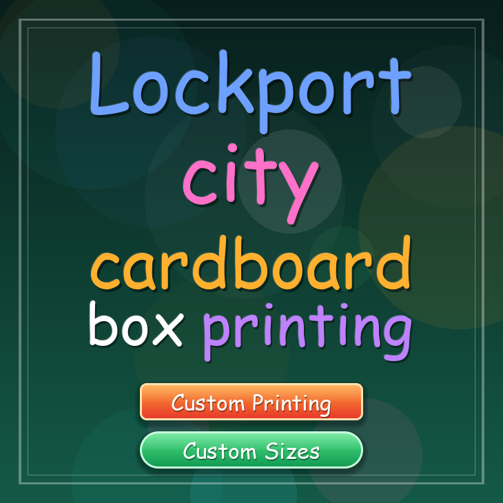 Lockport city cardboard box printing