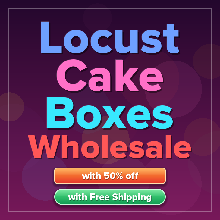 Locust cake boxes