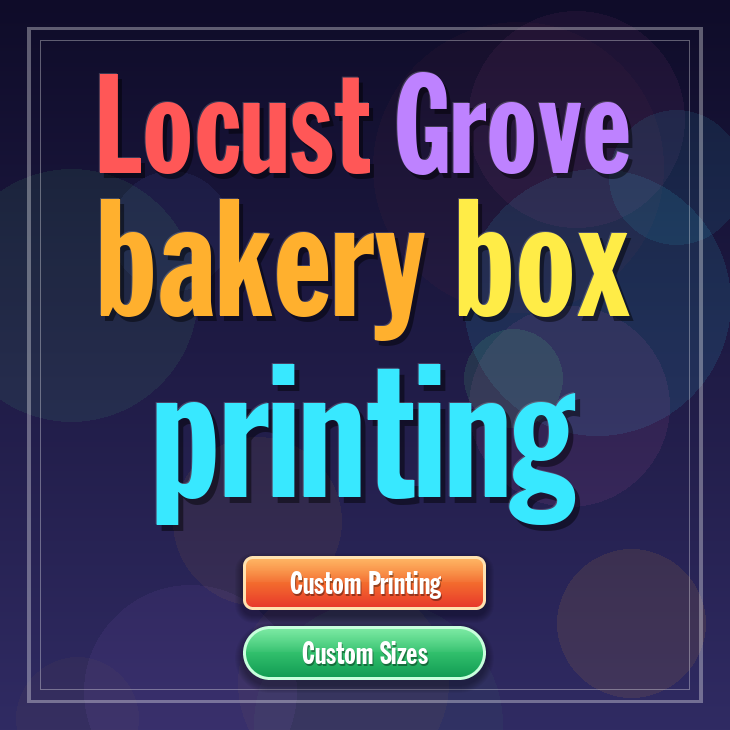 Locust Grove bakery box printing