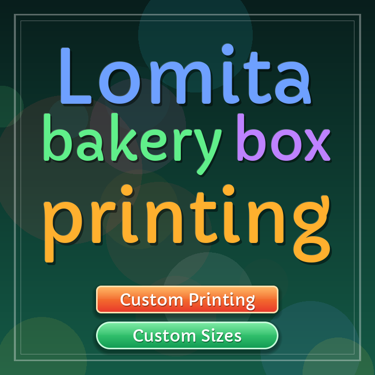 Lomita bakery box printing
