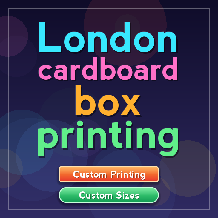 London cardboard box printing