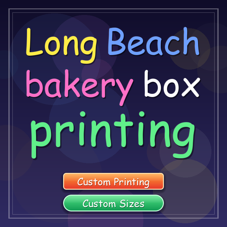 Long Beach bakery box printing