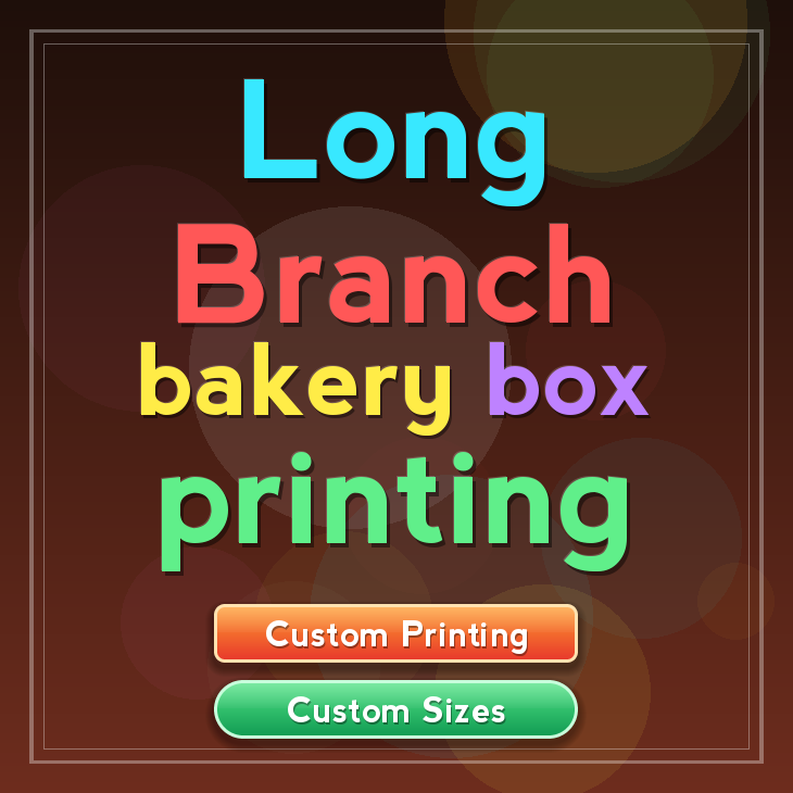 Long Branch bakery box printing
