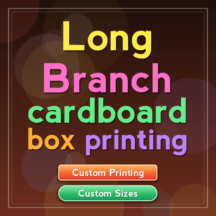 Long Branch cardboard box printing