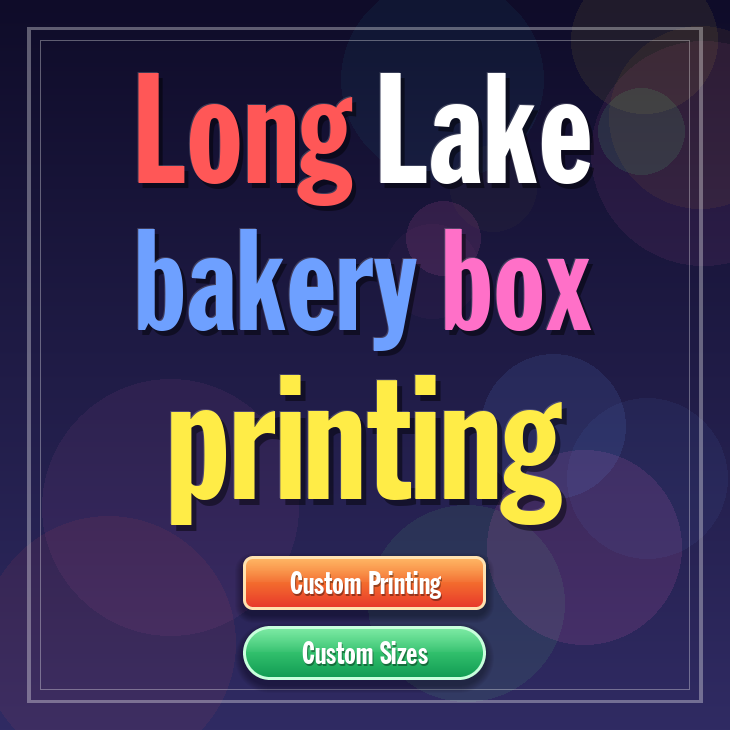 Long Lake bakery box printing