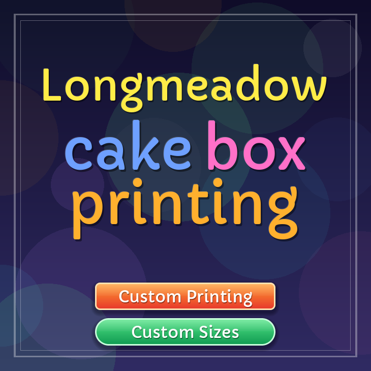 Longmeadow cake box printing
