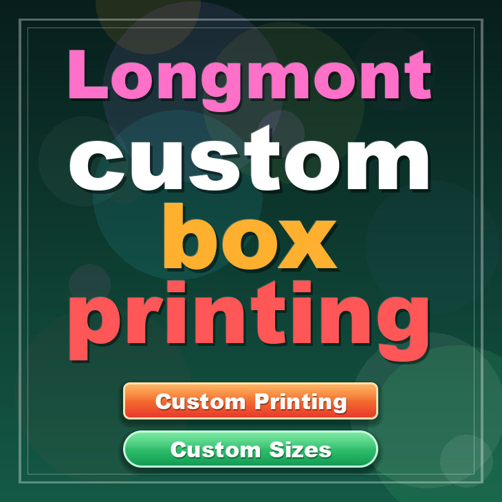 Longmont custom box printing