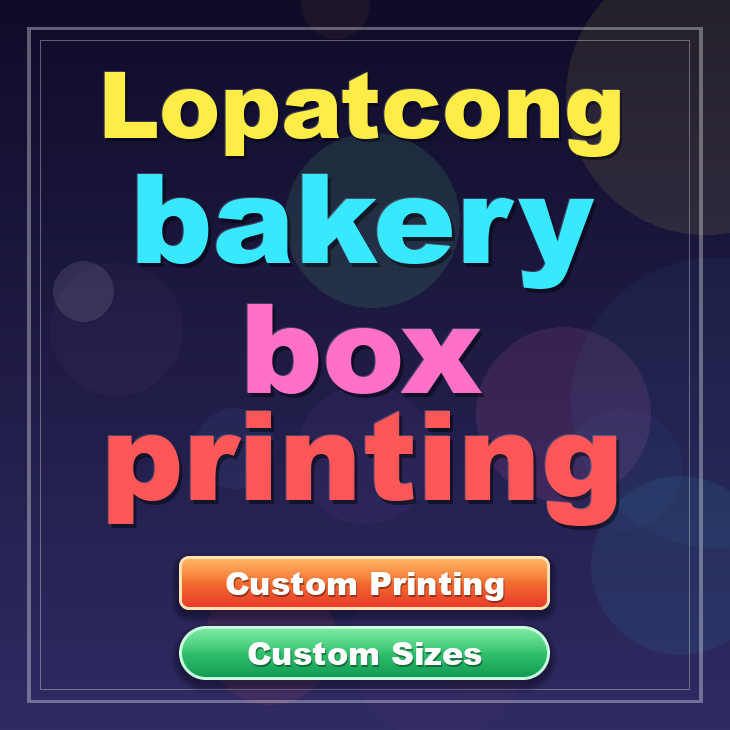 Lopatcong bakery box printing