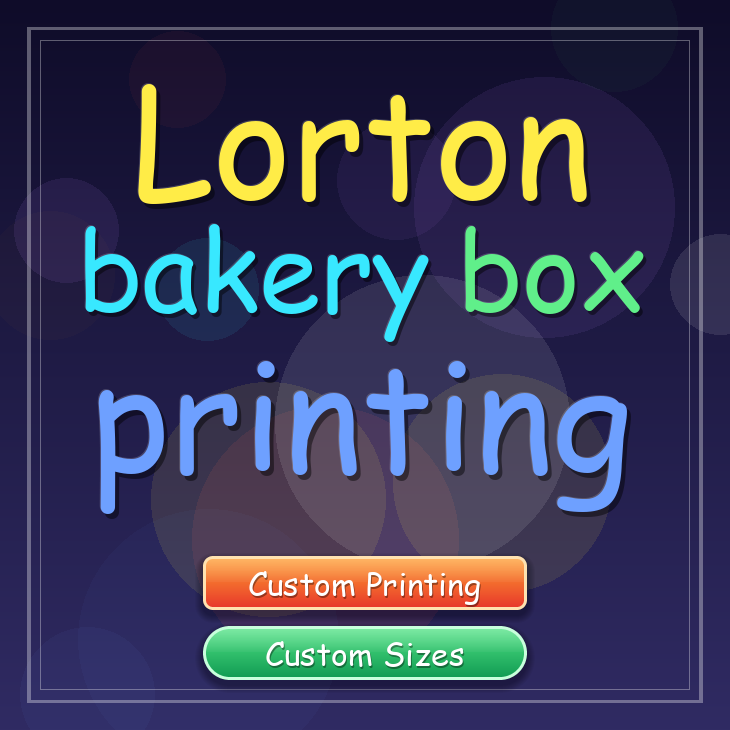 Lorton bakery box printing