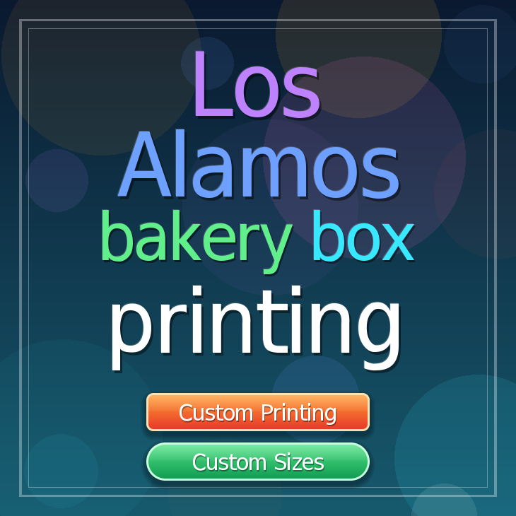 Los Alamos bakery box printing