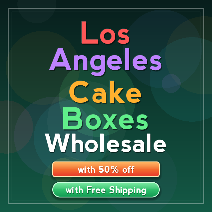 Los Angeles cake boxes