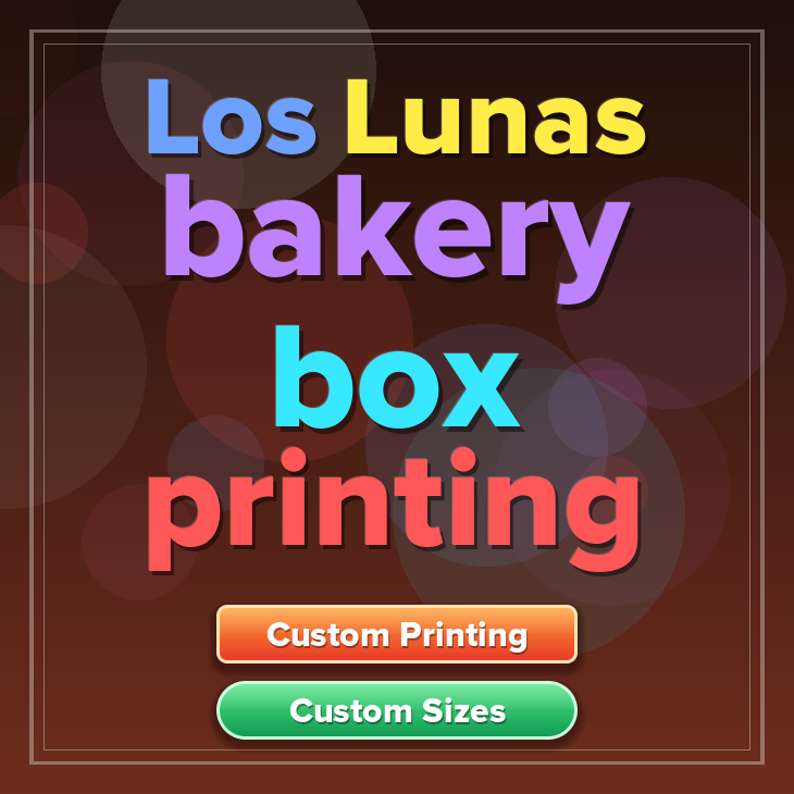 Los Lunas bakery box printing