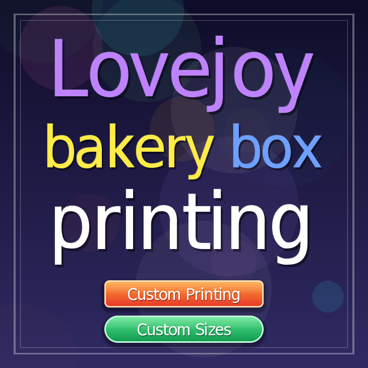 Lovejoy bakery box printing