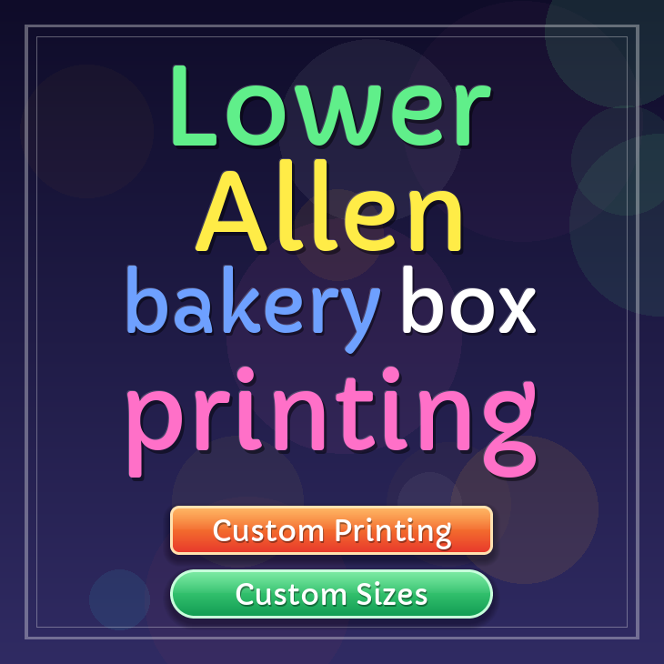 Lower Allen bakery box printing