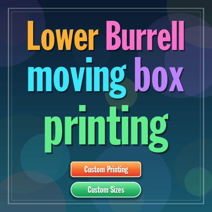 Lower Burrell moving box printing