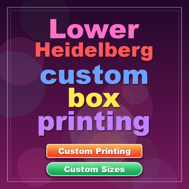 Lower Heidelberg custom box printing