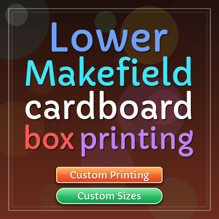 Lower Makefield cardboard box printing