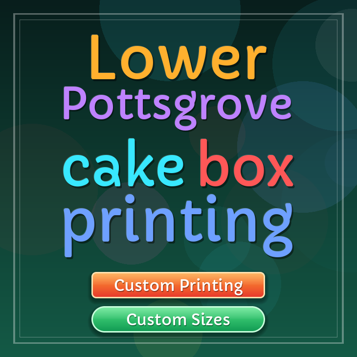 Lower Pottsgrove cake box printing