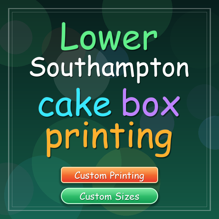 Lower Southampton cake box printing