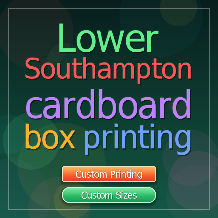 Lower Southampton cardboard box printing