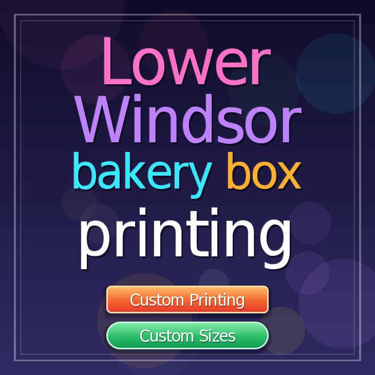 Lower Windsor bakery box printing