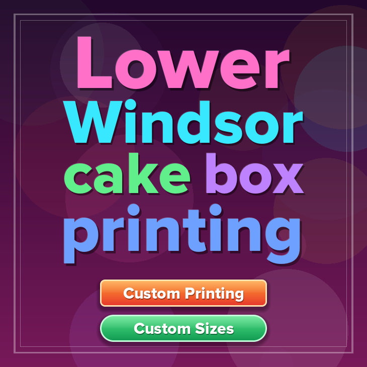 Lower Windsor cake box printing