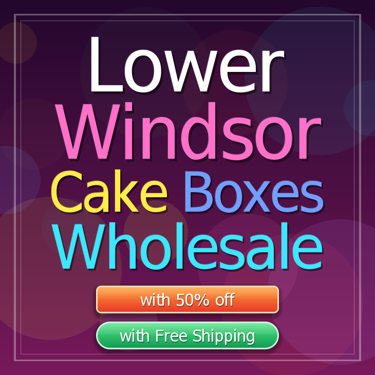 Lower Windsor cake boxes