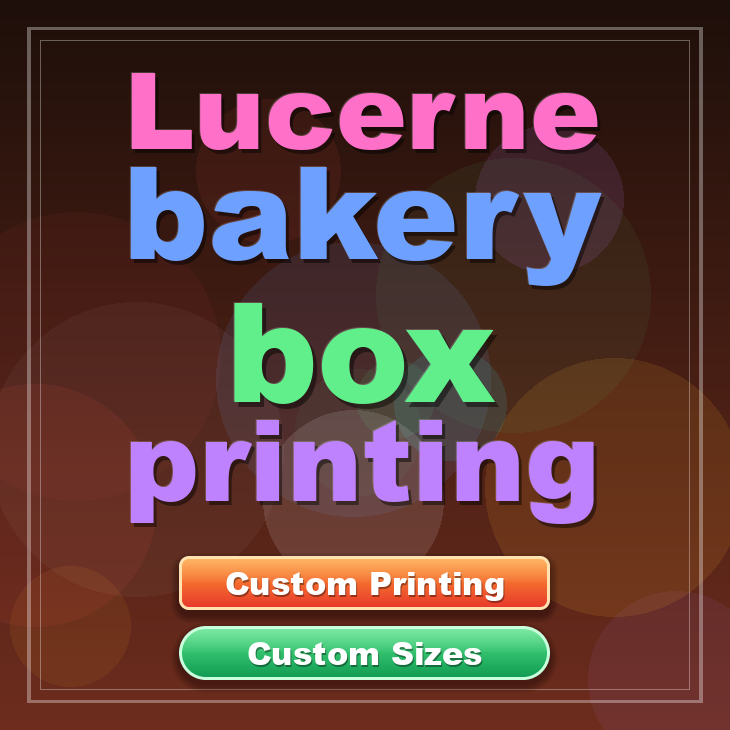 Lucerne bakery box printing