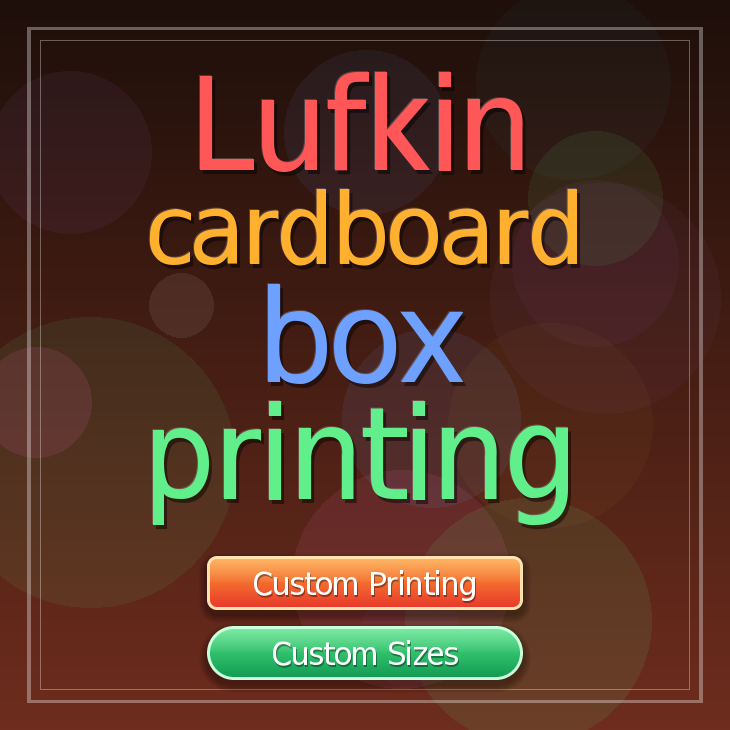 Lufkin cardboard box printing