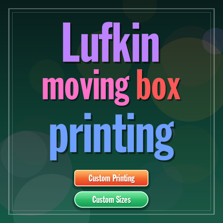 Lufkin moving box printing