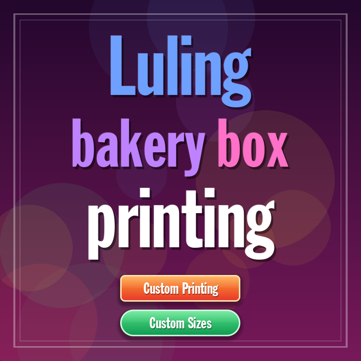 Luling bakery box printing
