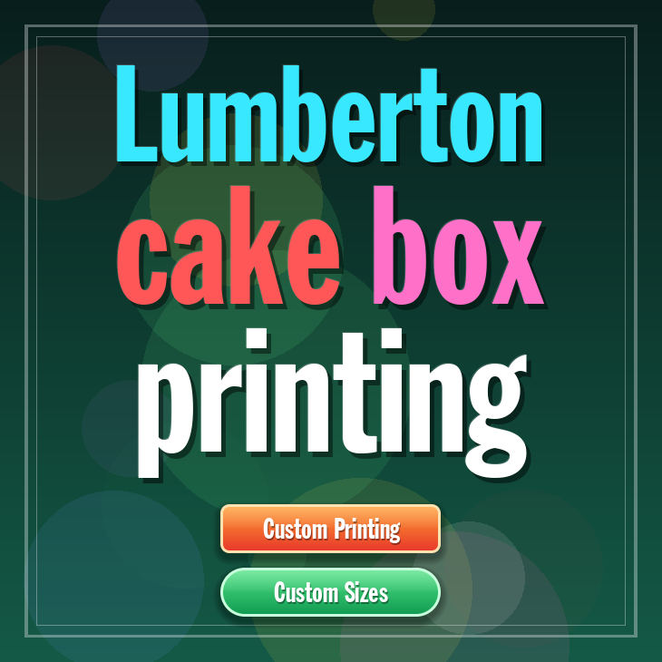 Lumberton cake box printing