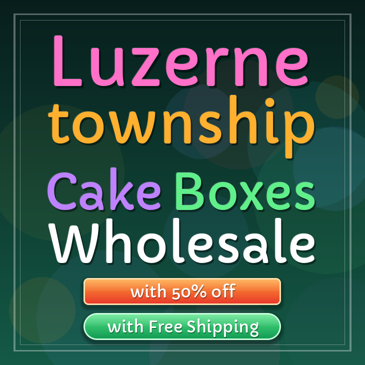 Luzerne Township cake boxes