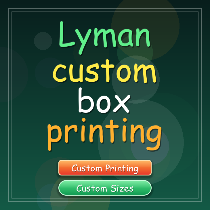 Lyman custom box printing