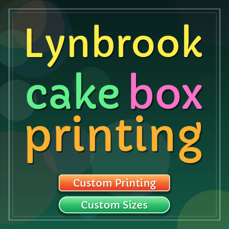 Lynbrook cake box printing