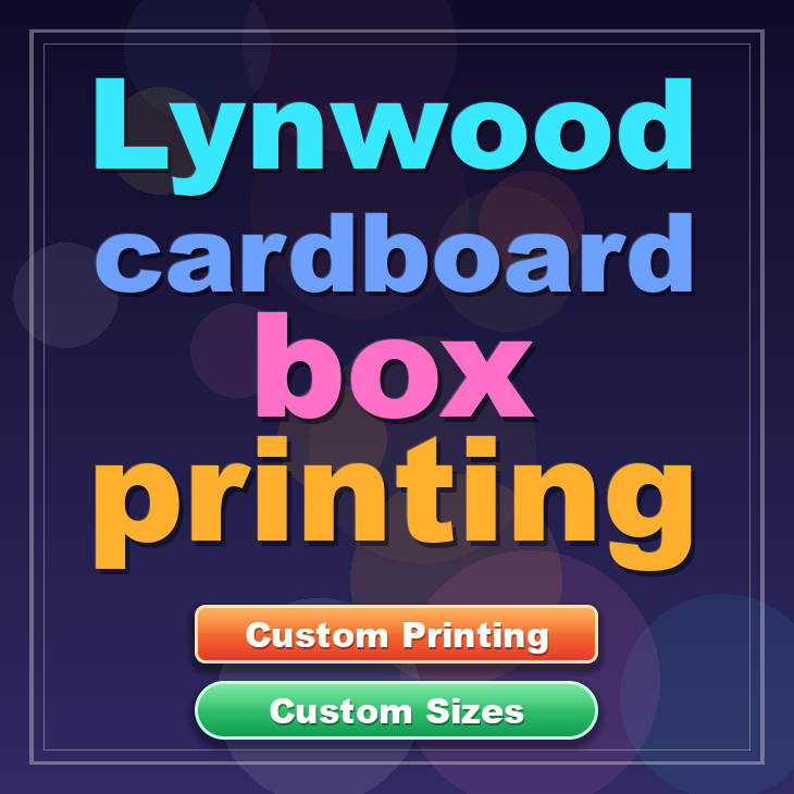 Lynwood cardboard box printing