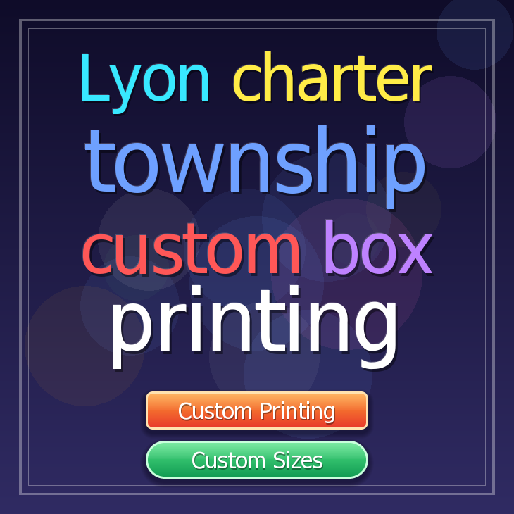 Lyon charter township custom box printing