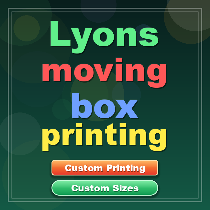 Lyons moving box printing