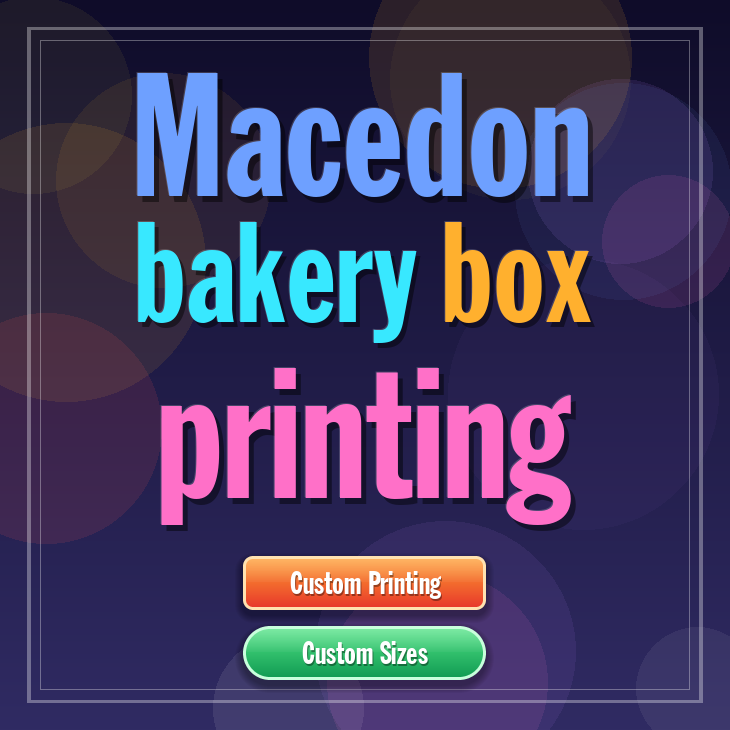 Macedon bakery box printing
