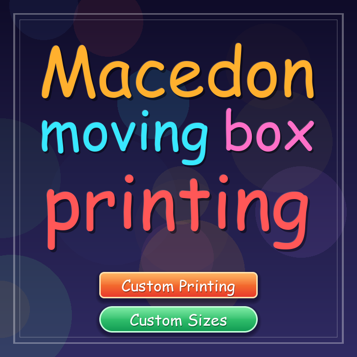 Macedon moving box printing