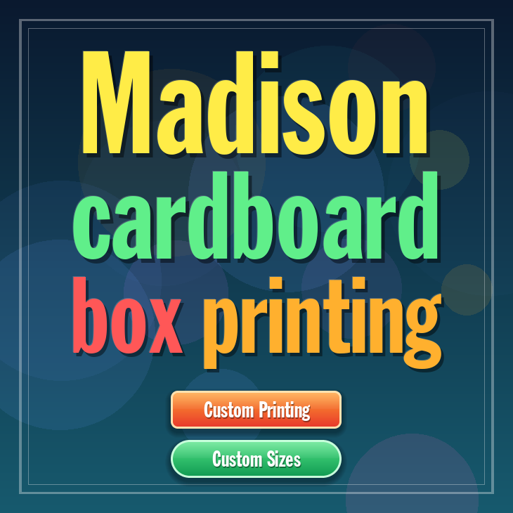 Madison cardboard box printing
