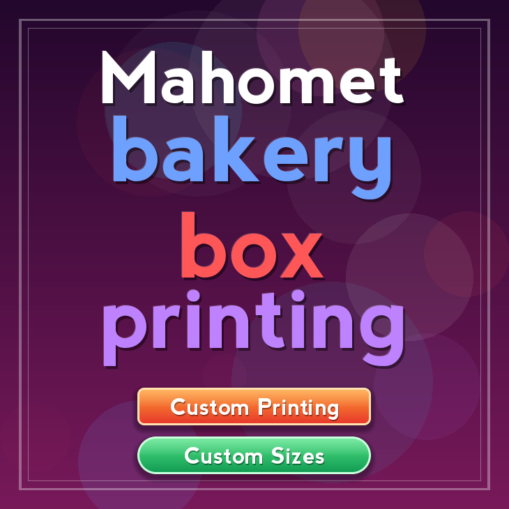 Mahomet bakery box printing