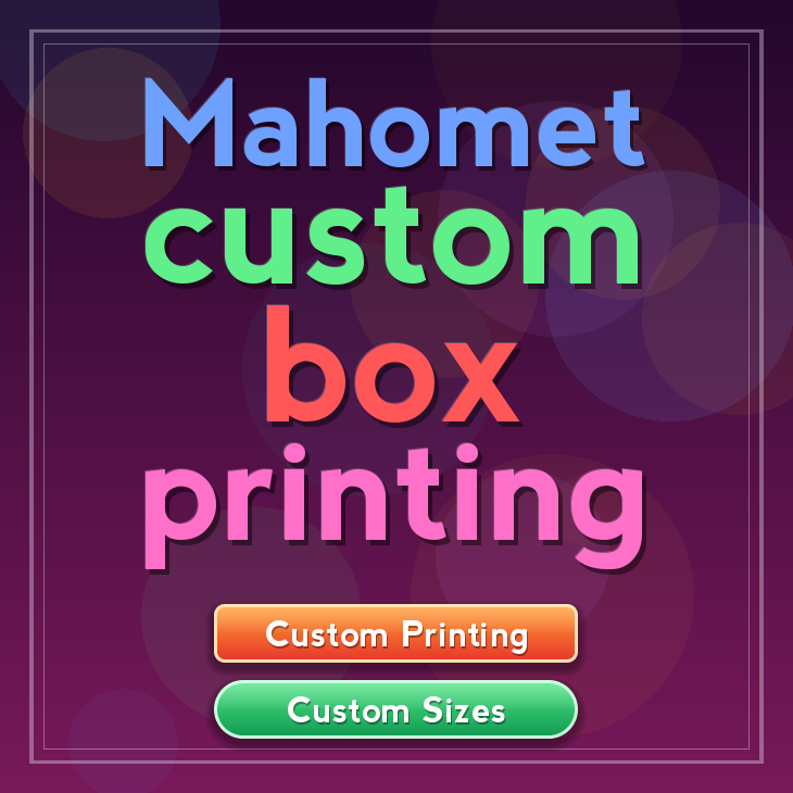 Mahomet custom box printing