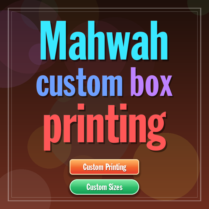 Mahwah custom box printing