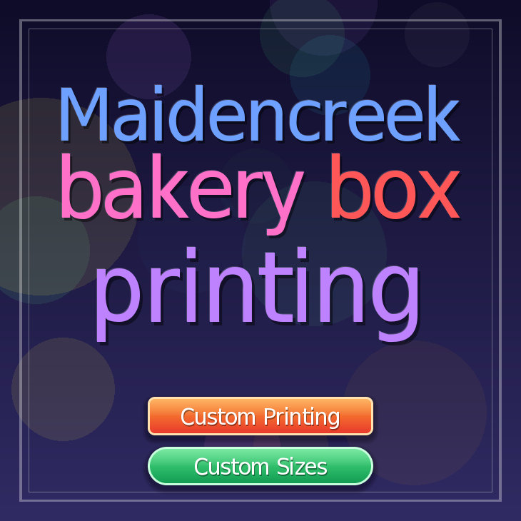 Maidencreek bakery box printing