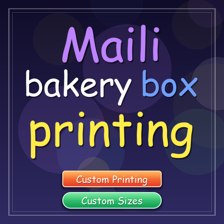 Maili bakery box printing