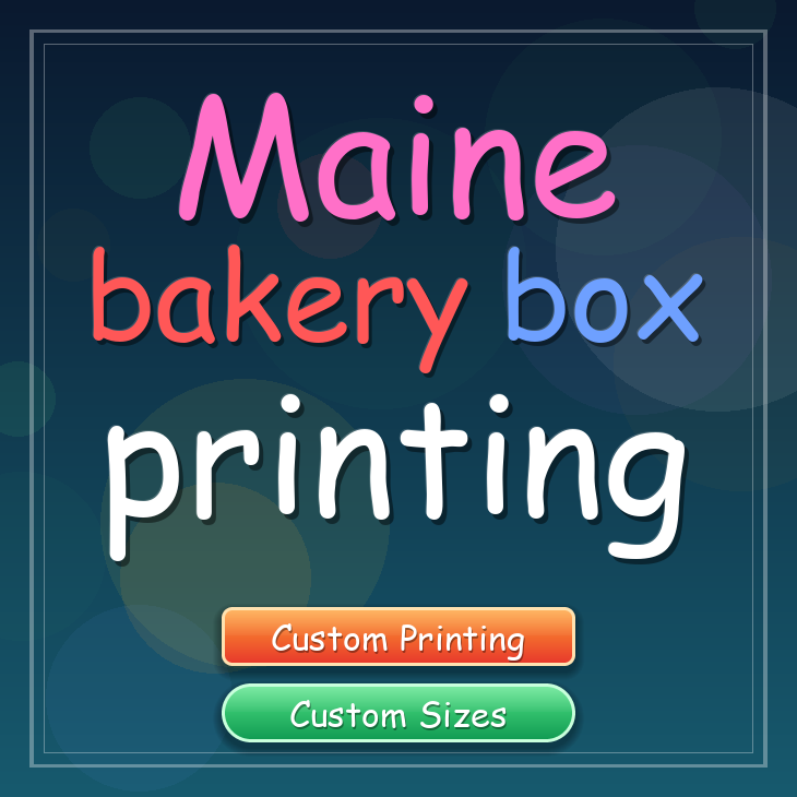 Maine bakery box printing