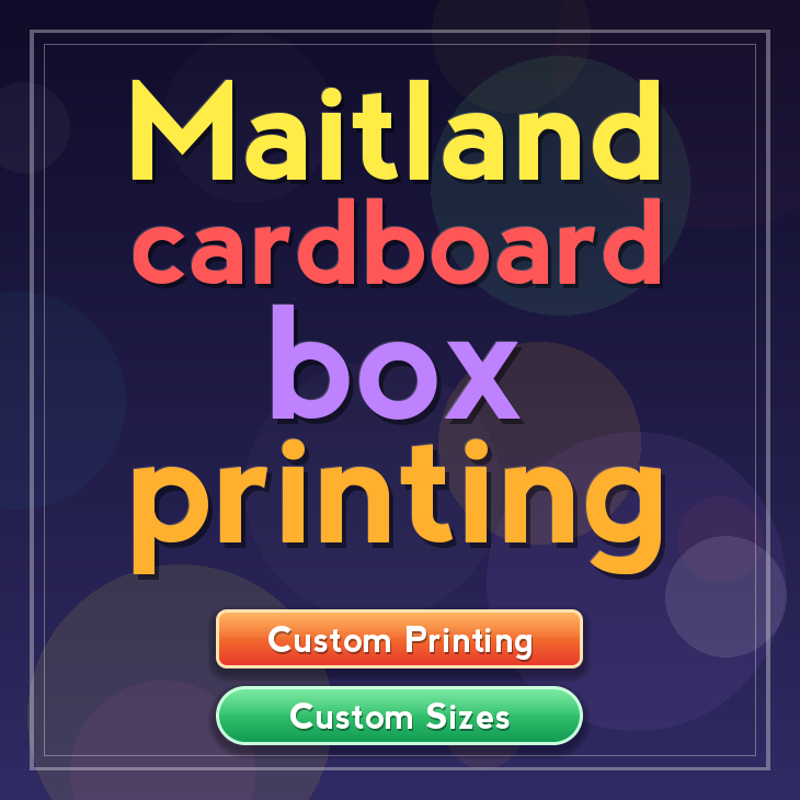 Maitland cardboard box printing