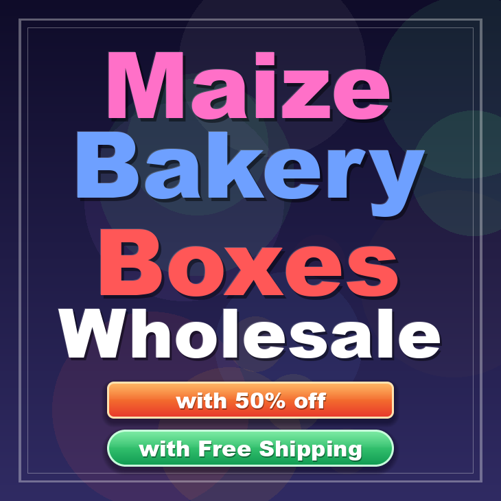 Maize bakery boxes